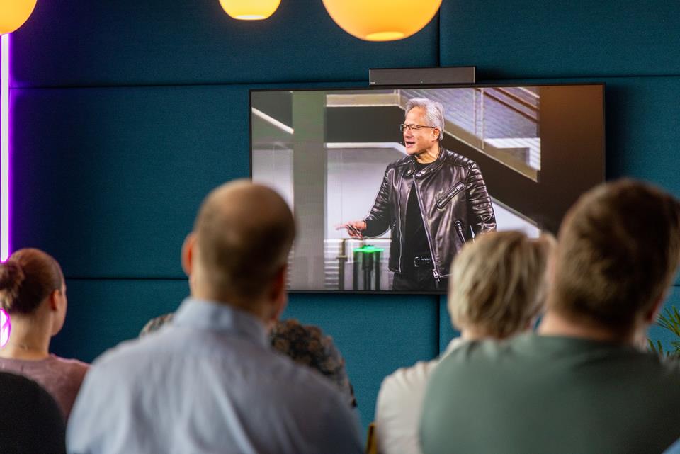 Frá NVIDIA GTC viðburðinum í Höfuðstöðvum Advania á síðasta ári. 